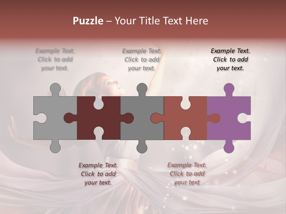 Art Glamour Lady PowerPoint Template