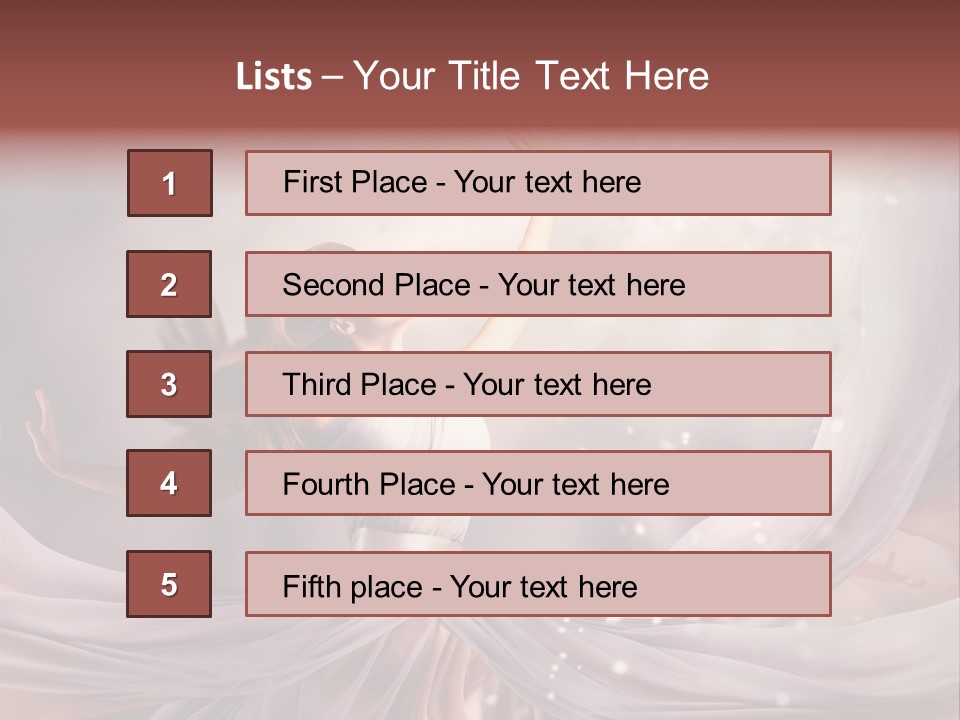 Art Glamour Lady PowerPoint Template