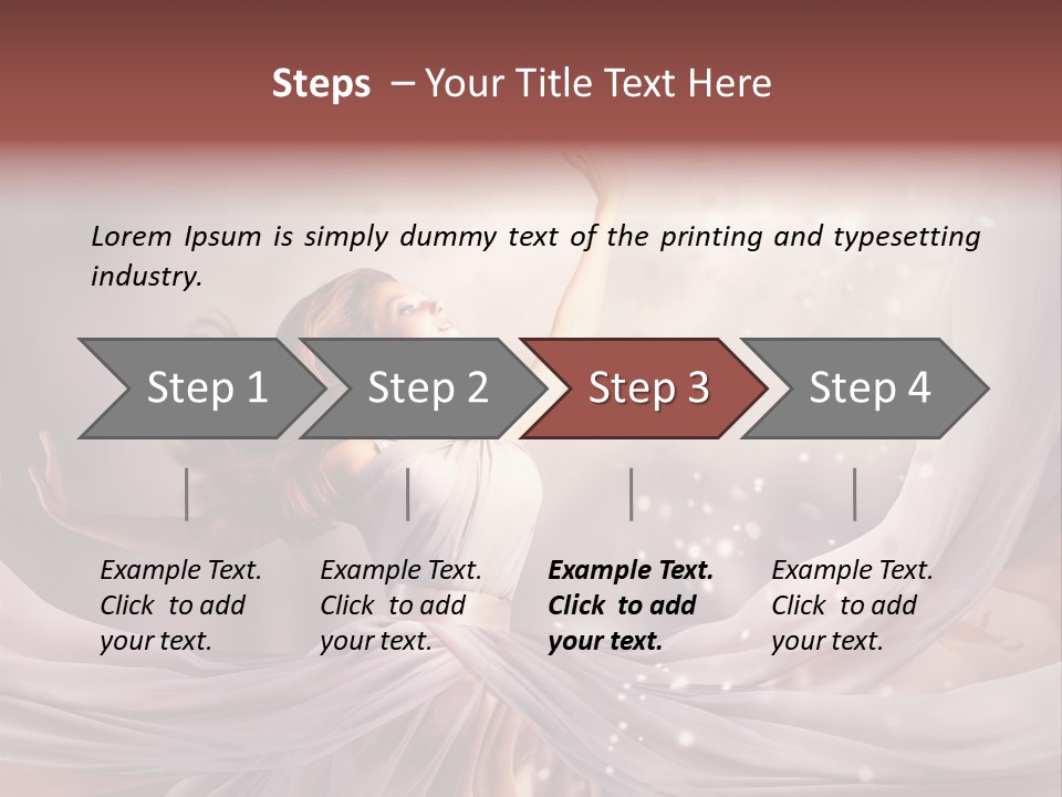 Art Glamour Lady PowerPoint Template