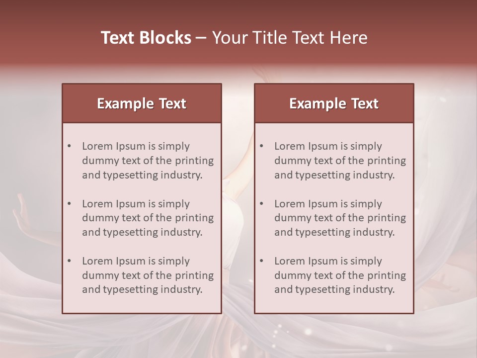 Art Glamour Lady PowerPoint Template