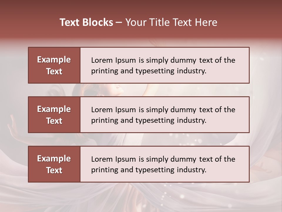 Art Glamour Lady PowerPoint Template