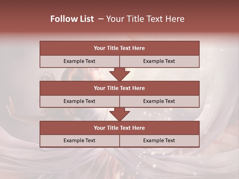 Art Glamour Lady PowerPoint Template