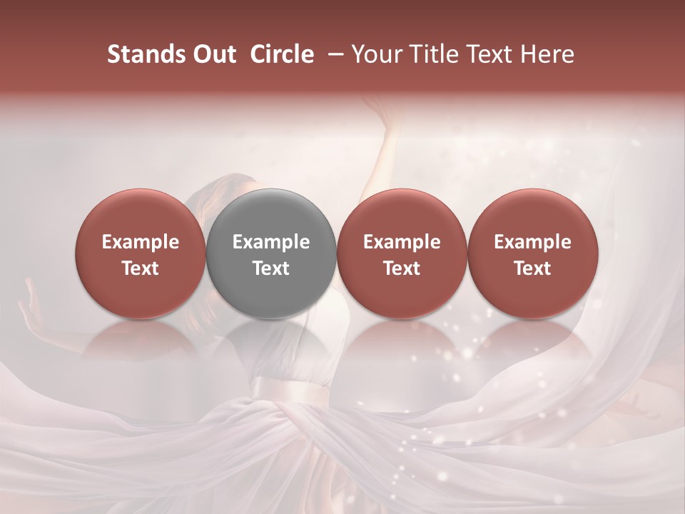 Art Glamour Lady PowerPoint Template