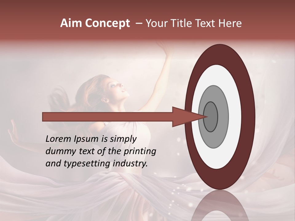 Art Glamour Lady PowerPoint Template