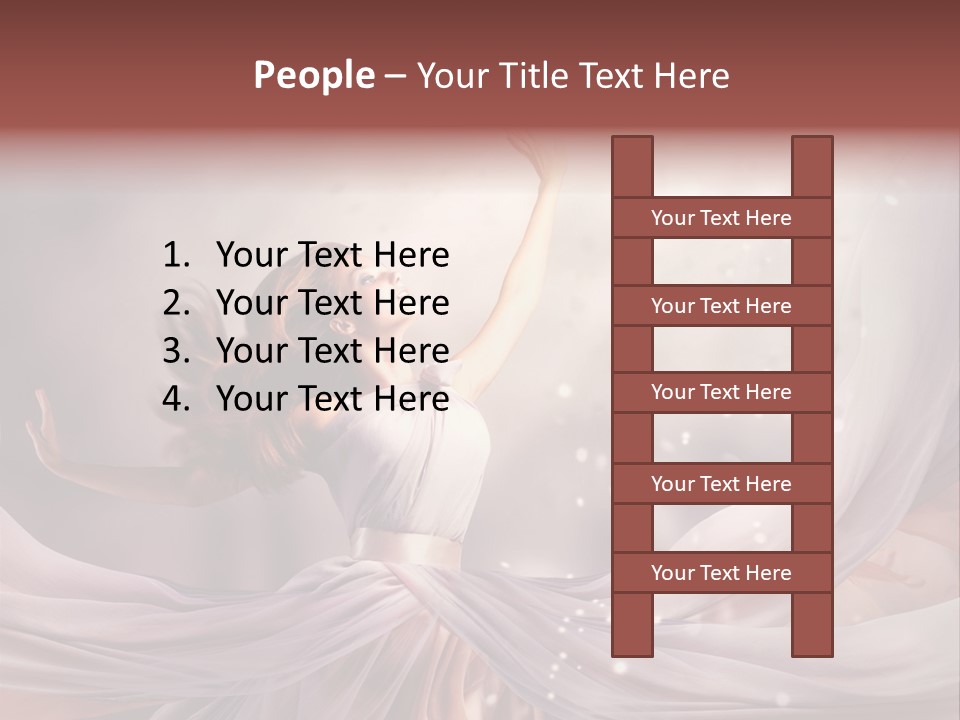 Art Glamour Lady PowerPoint Template