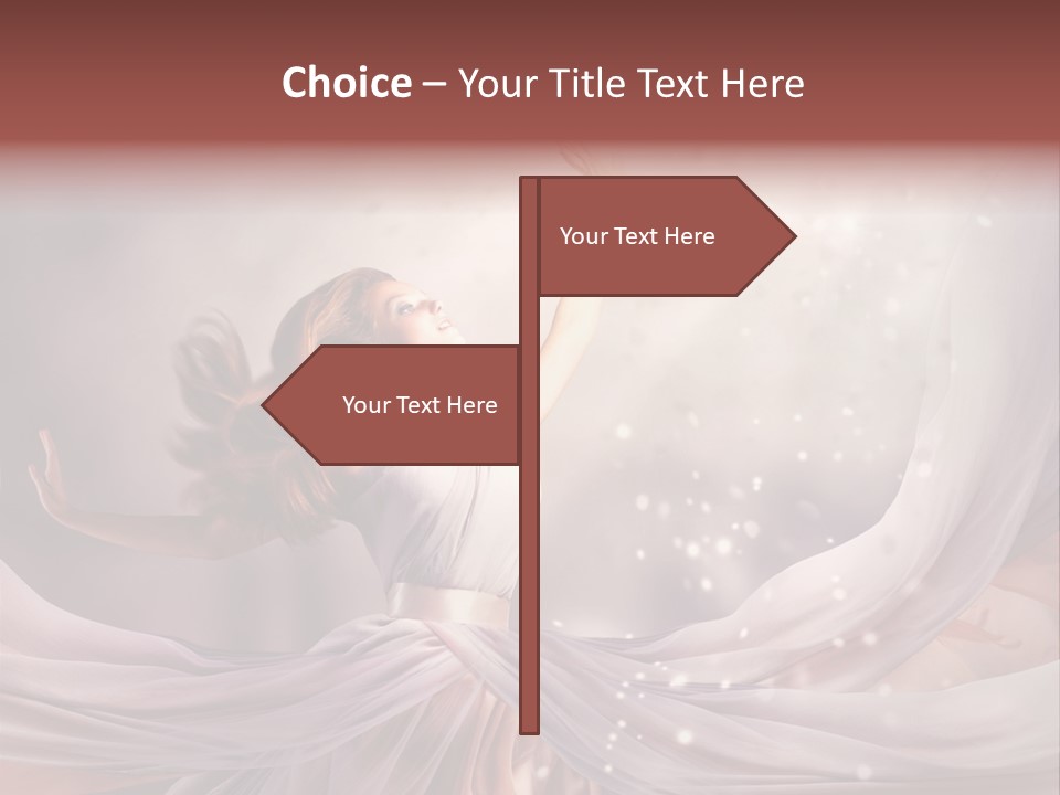 Art Glamour Lady PowerPoint Template