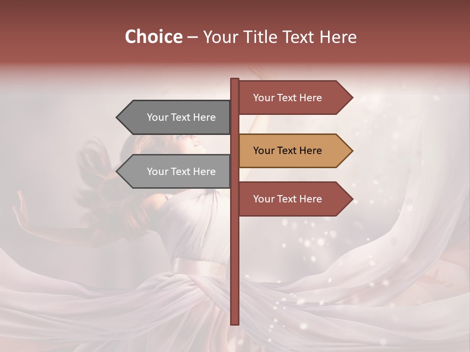 Art Glamour Lady PowerPoint Template