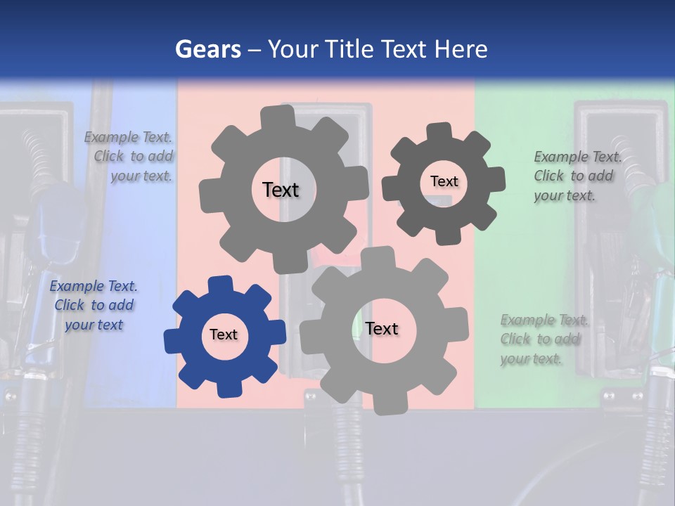 Motor Pump Fill PowerPoint Template