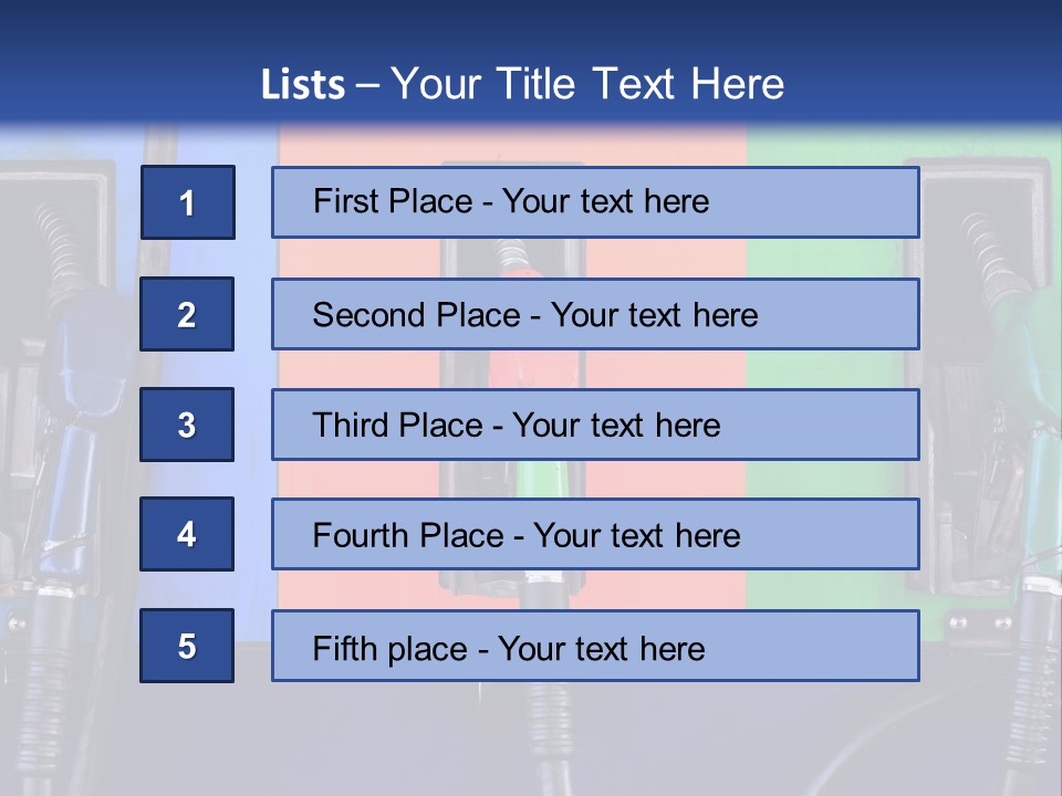 Motor Pump Fill PowerPoint Template