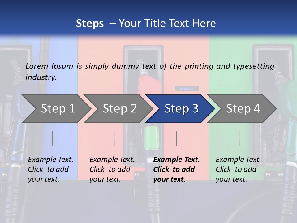 Motor Pump Fill PowerPoint Template