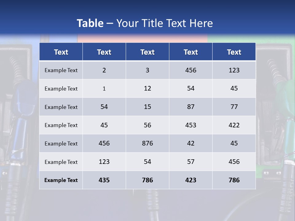 Motor Pump Fill PowerPoint Template
