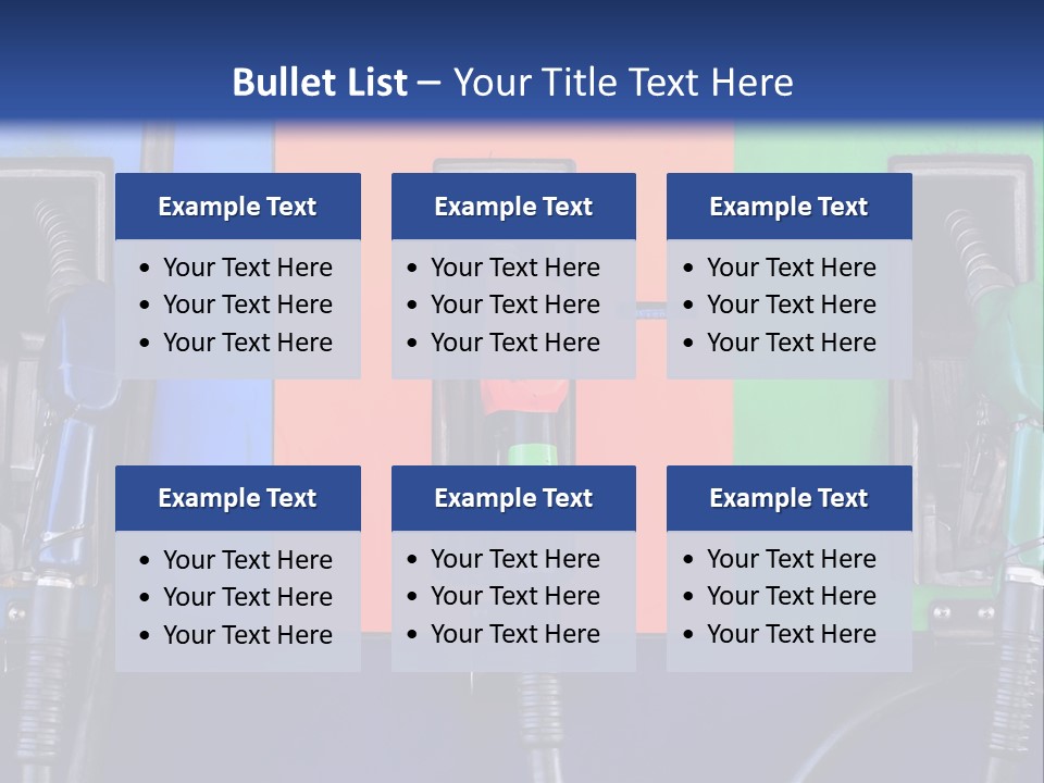 Motor Pump Fill PowerPoint Template