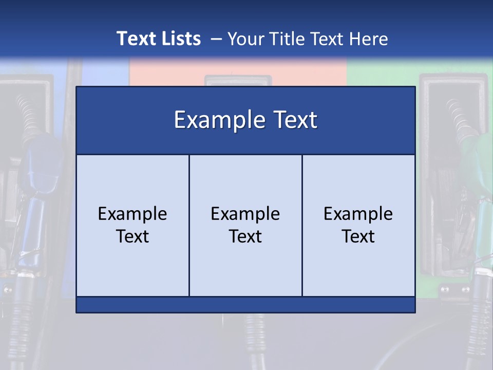 Motor Pump Fill PowerPoint Template