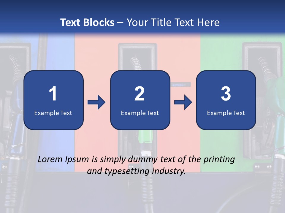 Motor Pump Fill PowerPoint Template