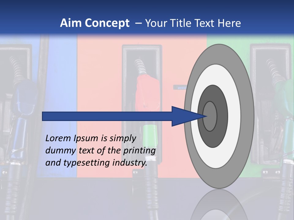 Motor Pump Fill PowerPoint Template