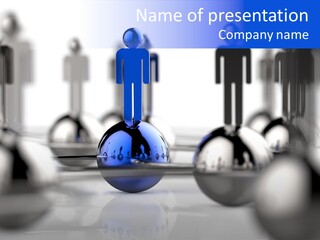 Shiny Crowd Networking PowerPoint Template