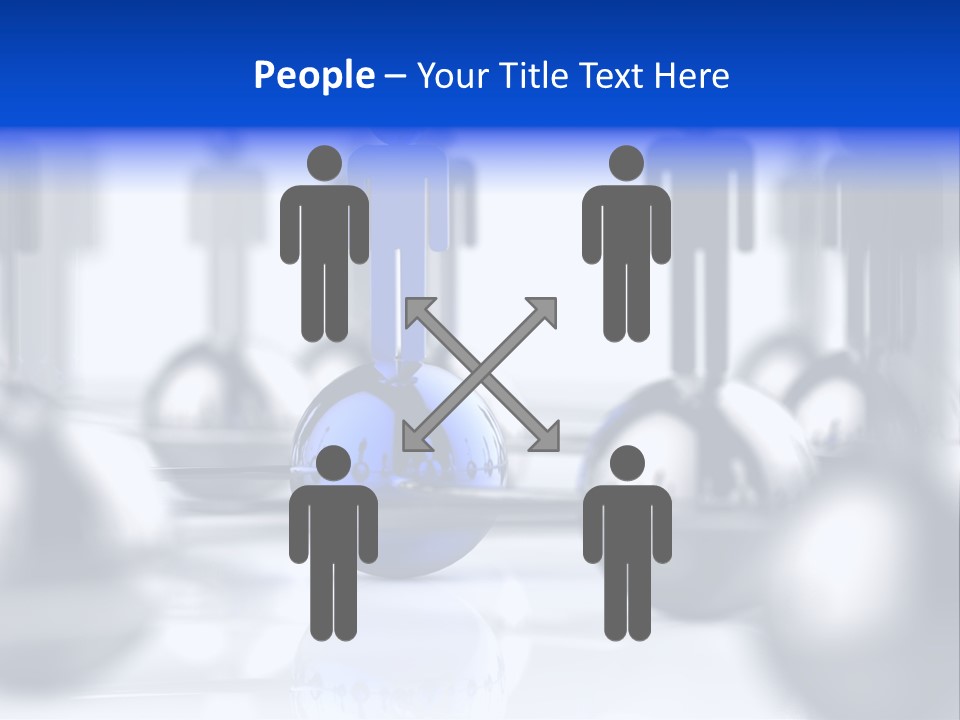 Shiny Crowd Networking PowerPoint Template