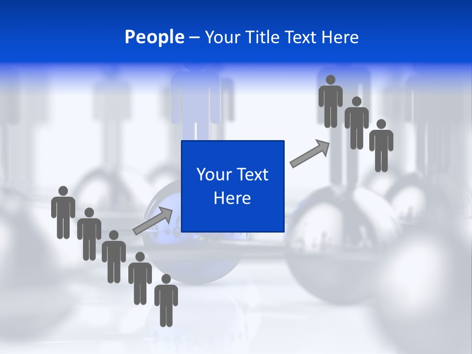 Shiny Crowd Networking PowerPoint Template