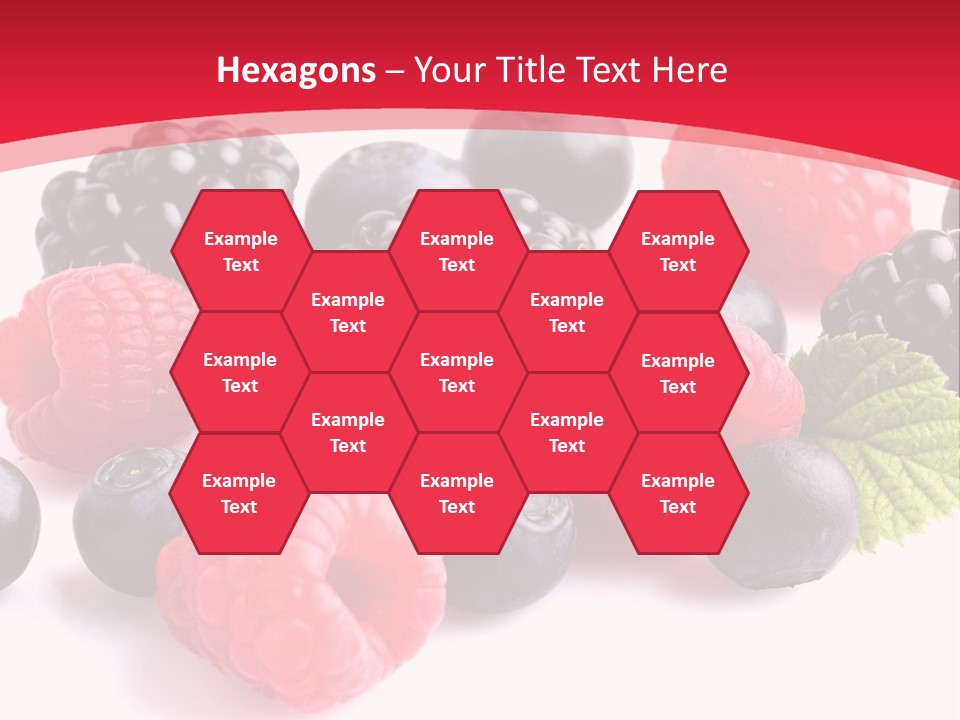 Blackberry Ingredient Light PowerPoint Template