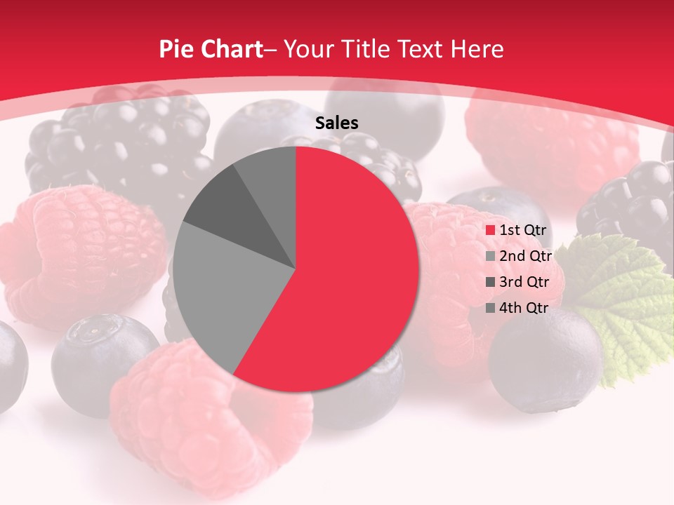 Blackberry Ingredient Light PowerPoint Template