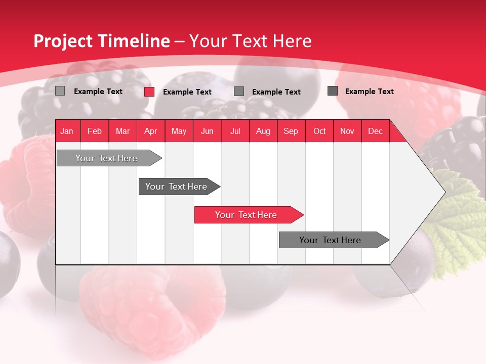 Blackberry Ingredient Light PowerPoint Template