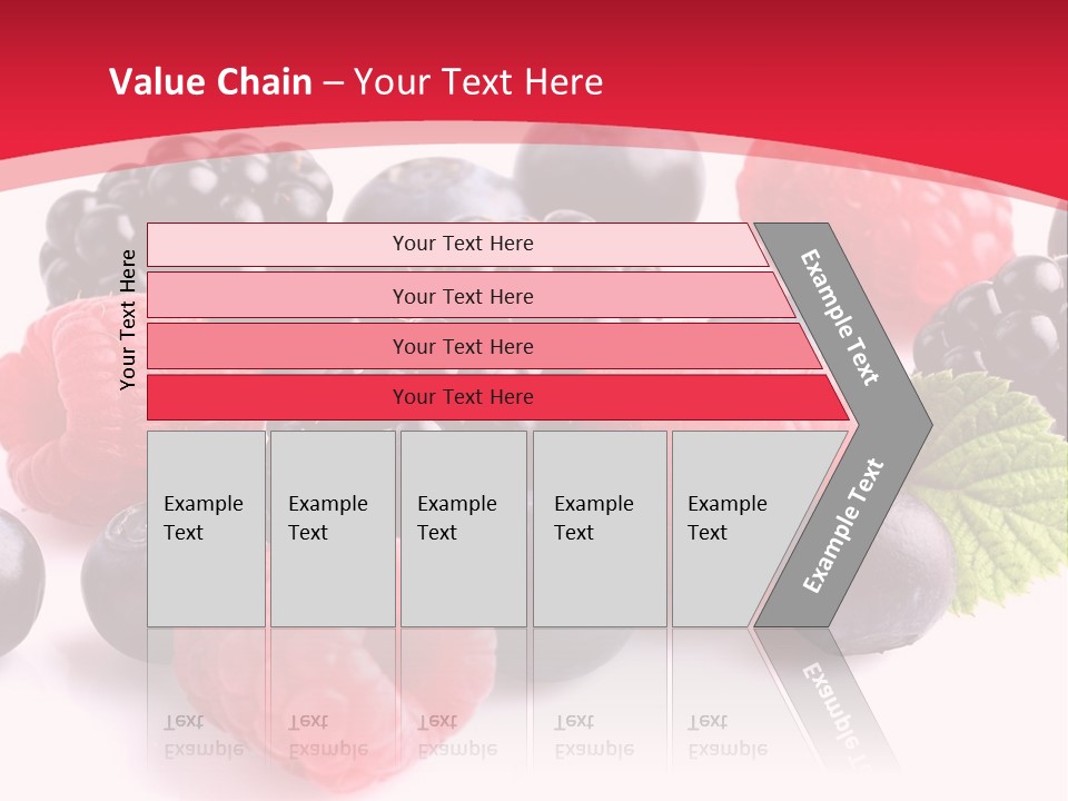 Blackberry Ingredient Light PowerPoint Template