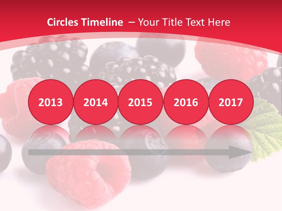 Blackberry Ingredient Light PowerPoint Template