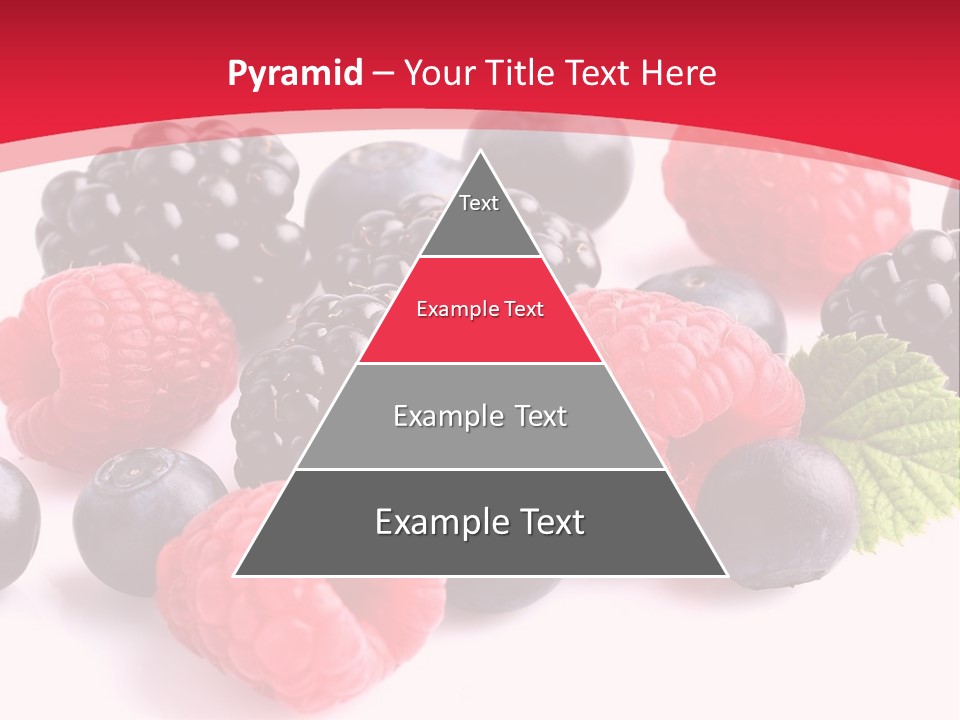 Blackberry Ingredient Light PowerPoint Template