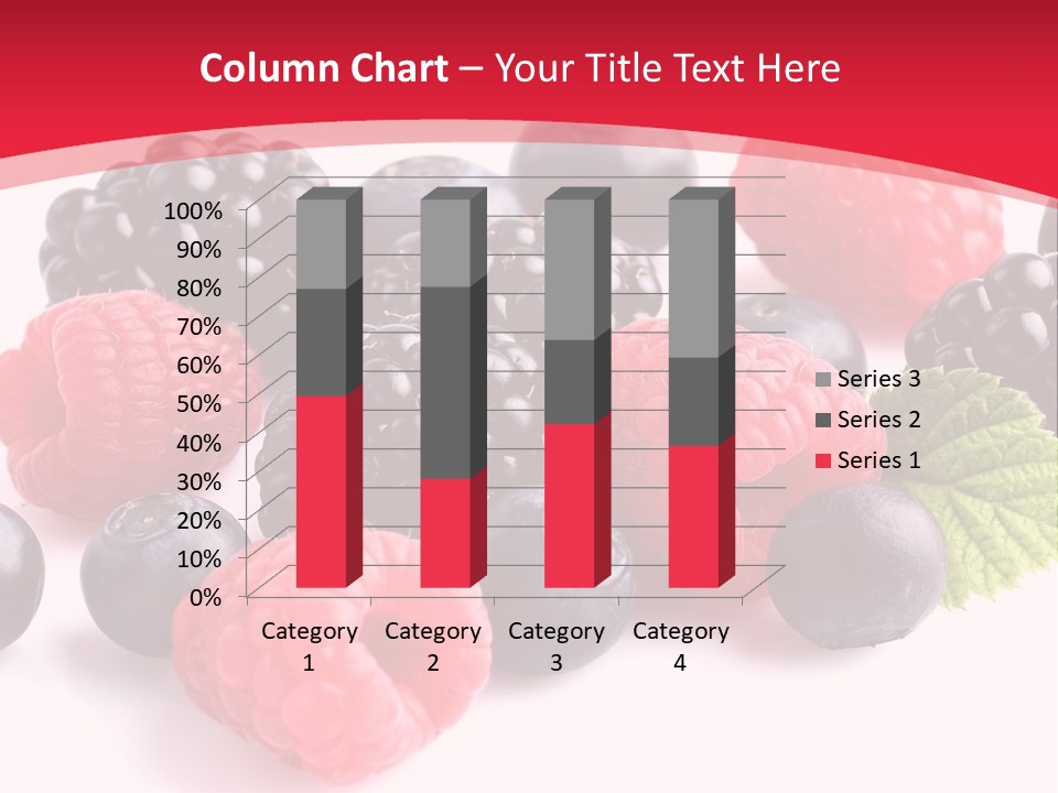 Blackberry Ingredient Light PowerPoint Template