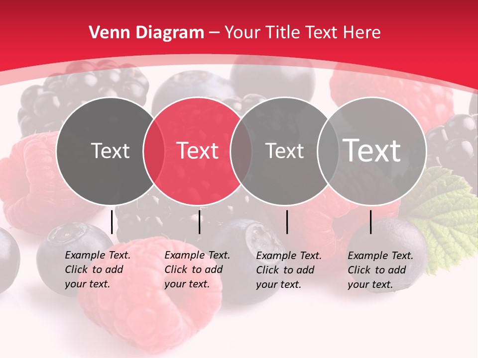 Blackberry Ingredient Light PowerPoint Template