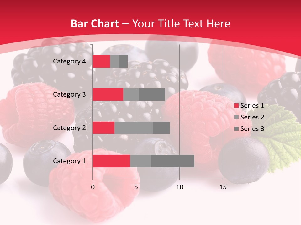 Blackberry Ingredient Light PowerPoint Template
