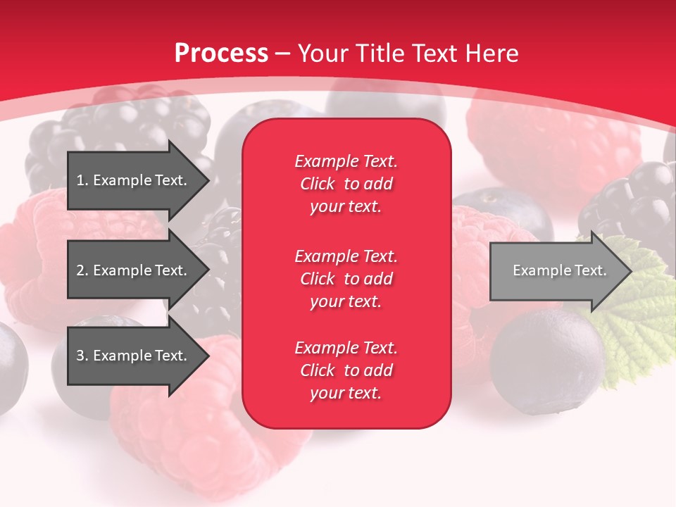 Blackberry Ingredient Light PowerPoint Template
