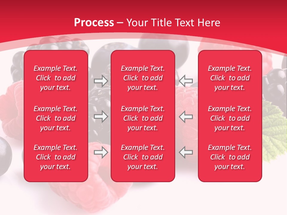 Blackberry Ingredient Light PowerPoint Template