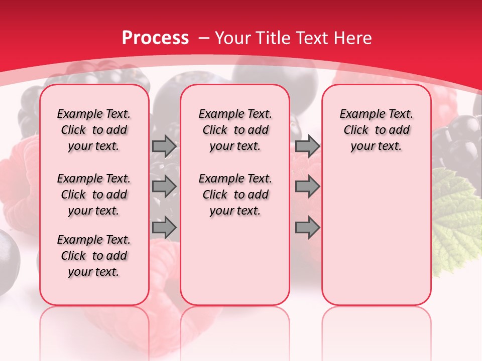 Blackberry Ingredient Light PowerPoint Template