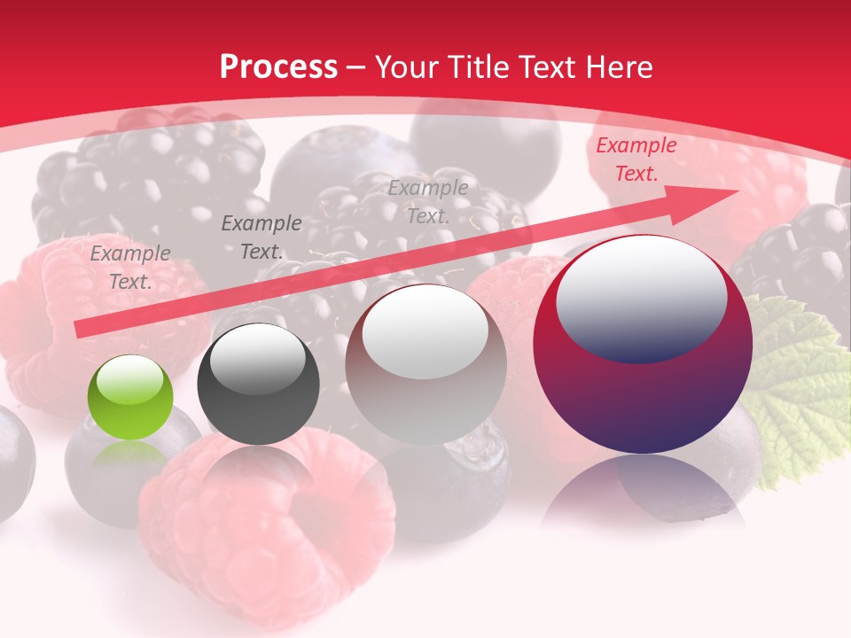 Blackberry Ingredient Light PowerPoint Template