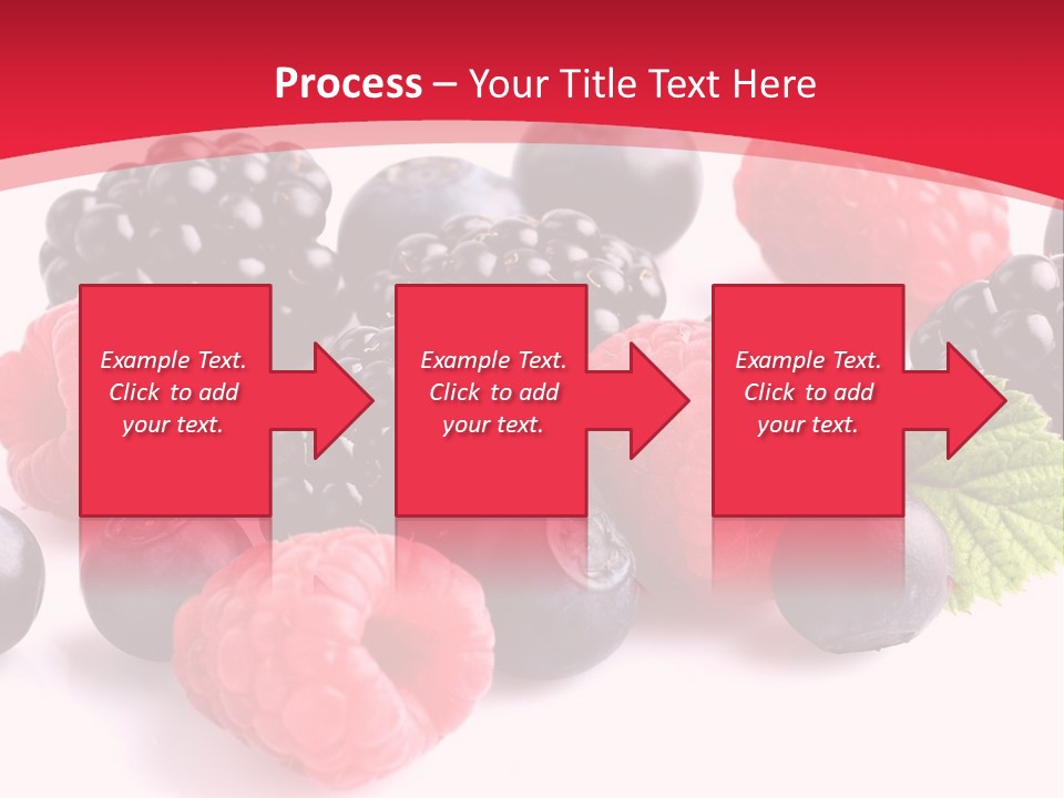 Blackberry Ingredient Light PowerPoint Template