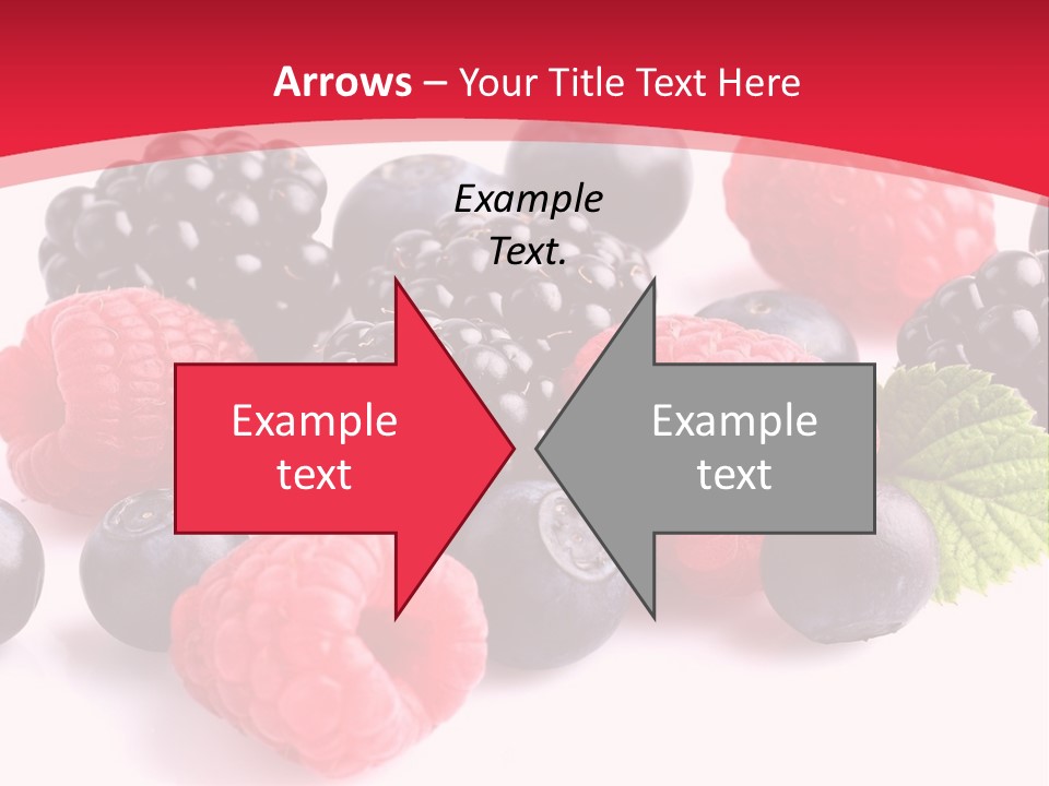 Blackberry Ingredient Light PowerPoint Template