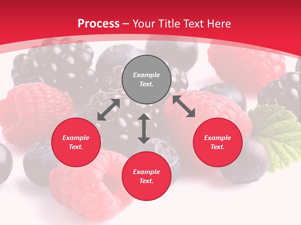 Blackberry Ingredient Light PowerPoint Template