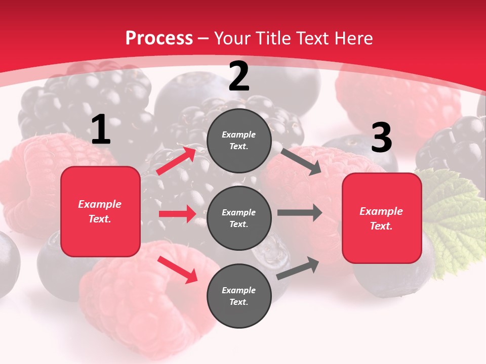 Blackberry Ingredient Light PowerPoint Template