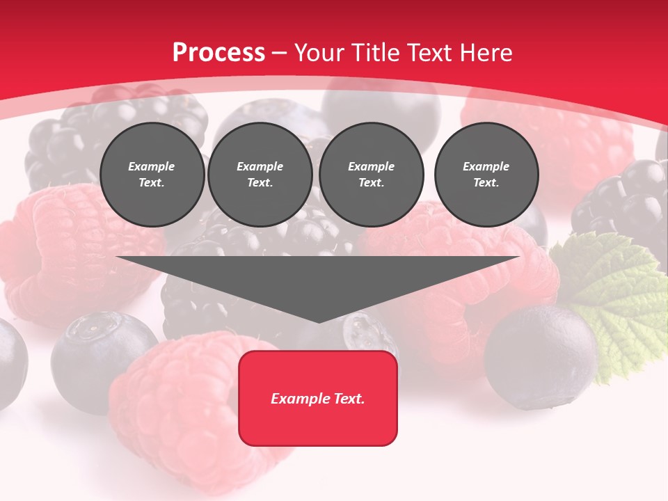 Blackberry Ingredient Light PowerPoint Template