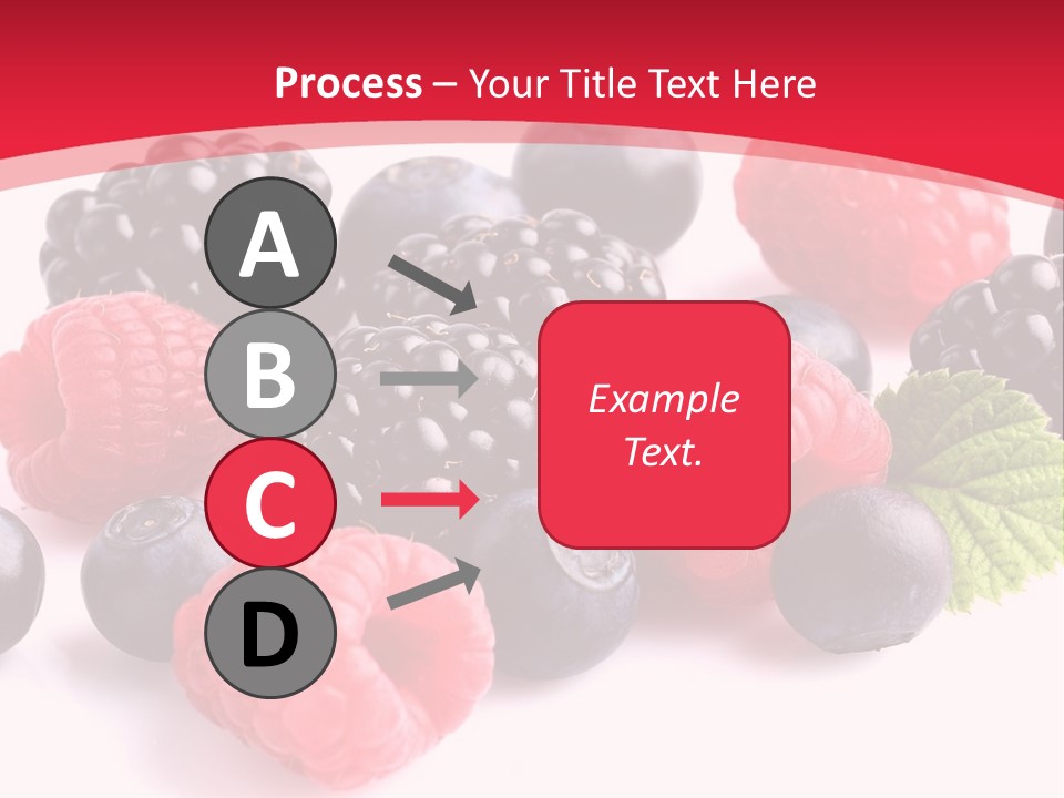 Blackberry Ingredient Light PowerPoint Template