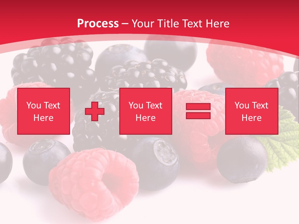 Blackberry Ingredient Light PowerPoint Template
