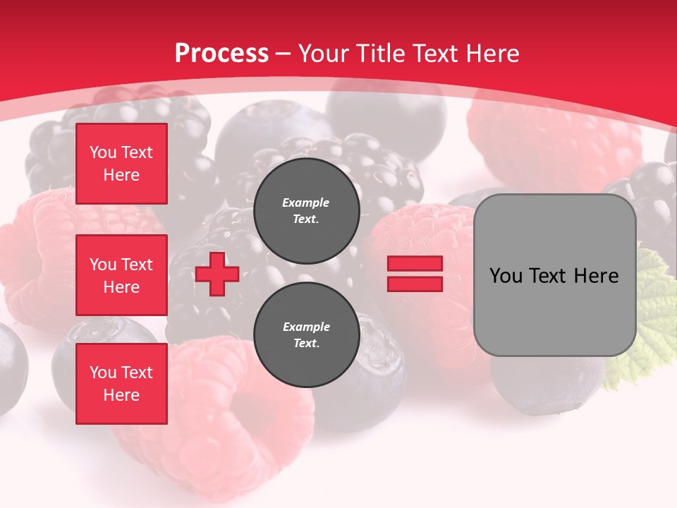 Blackberry Ingredient Light PowerPoint Template