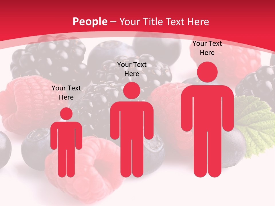 Blackberry Ingredient Light PowerPoint Template