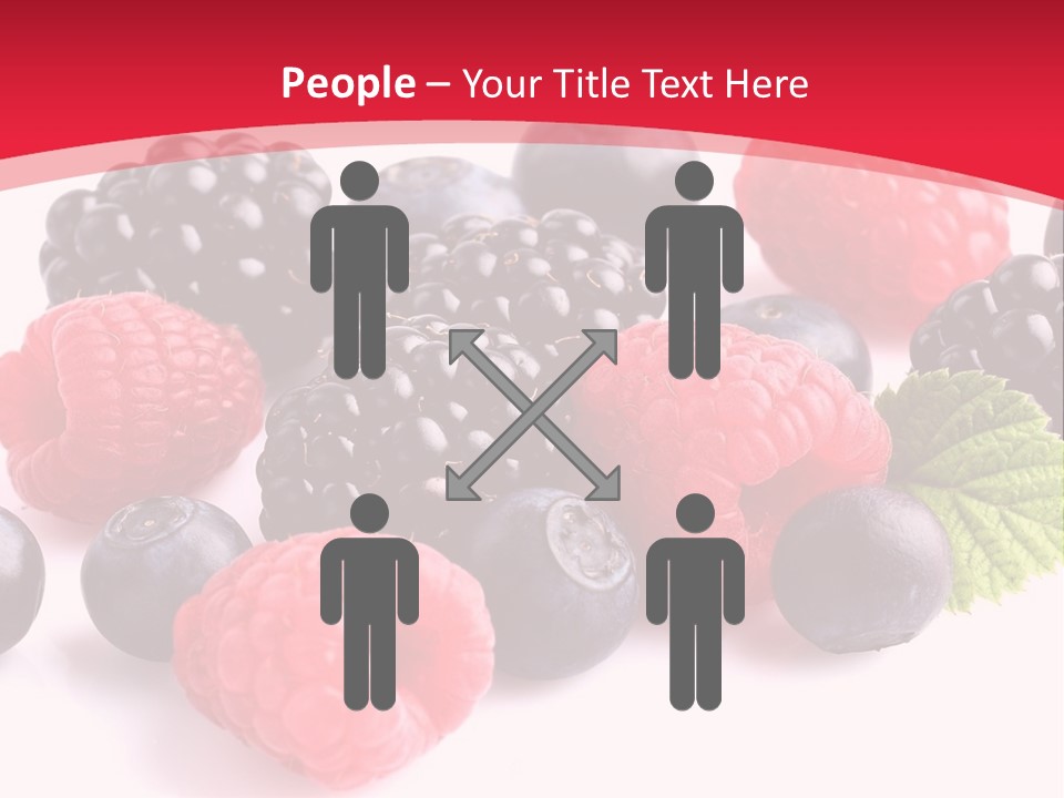 Blackberry Ingredient Light PowerPoint Template
