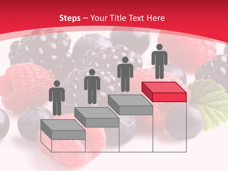 Blackberry Ingredient Light PowerPoint Template
