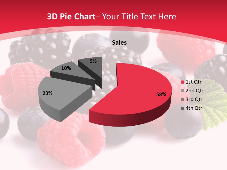 Blackberry Ingredient Light PowerPoint Template