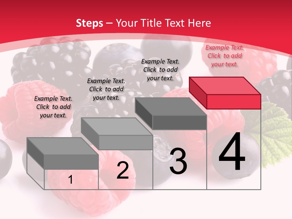 Blackberry Ingredient Light PowerPoint Template