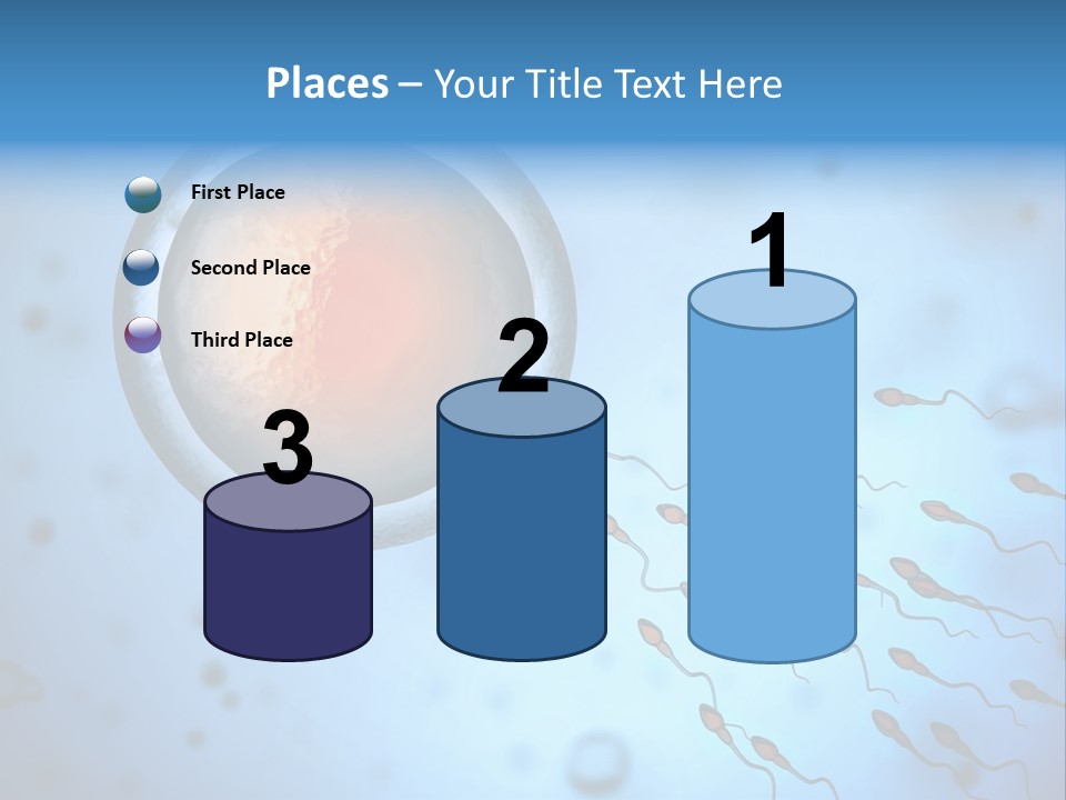 Feminine Cell Win PowerPoint Template