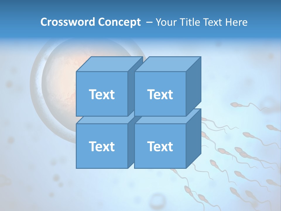 Feminine Cell Win PowerPoint Template